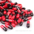 Empty capsule size 00 red and black color